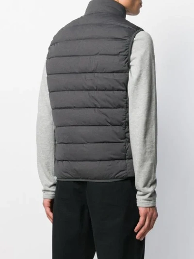 Shop Save The Duck Mangy9 Padded Gilet In Grey