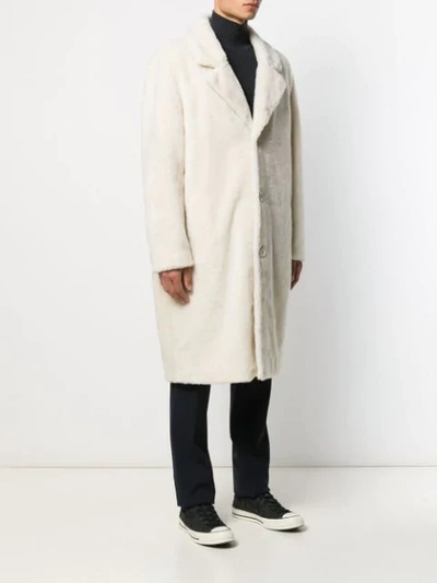 Shop Stand Studio Boxy Fit Coat In White
