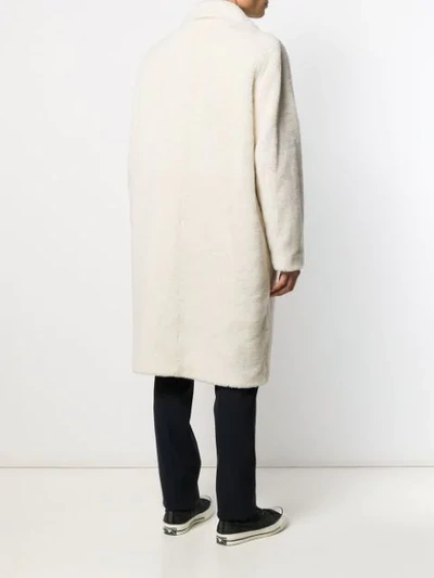 Shop Stand Studio Boxy Fit Coat In White