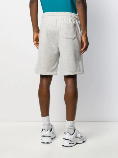 Shop Fila Logo Detail Shorts In Grey