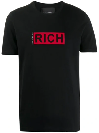 JOHN RICHMOND LOGO-PRINT T-SHIRT 