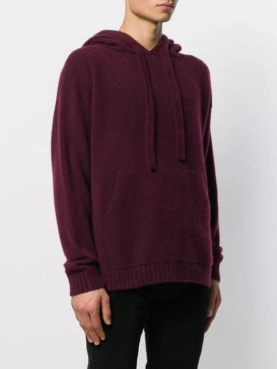 KNITTED HOODED JUMPER