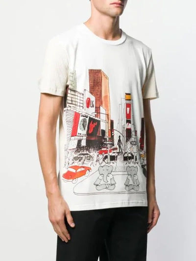 Shop Lanvin Babar New York T-shirt In White