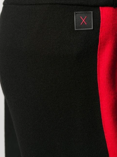 Shop Michael Kors Stripe Detailed Track Pants In Black