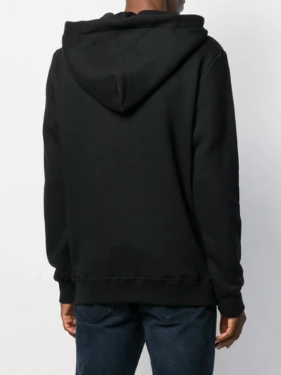 Shop Alanui Aztec Pocket Hoodie In Black