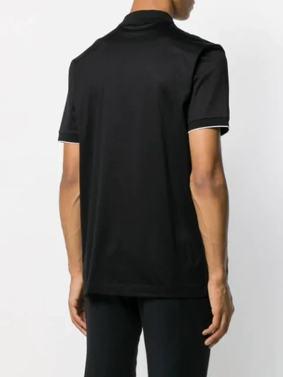 Shop Hugo Boss Short Sleeve Polo Shirt In Black