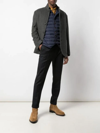 Shop Brunello Cucinelli Single-breasted Fitted Blazer In C029