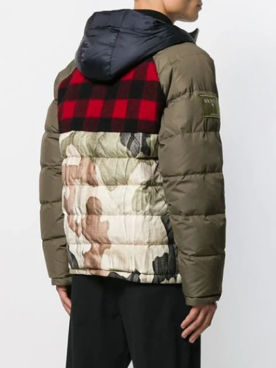 Shop Woolrich Second Life Puffer Jacket In Green