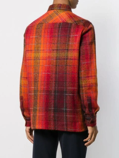 Shop Missoni Long Sleeved Shirt In Red