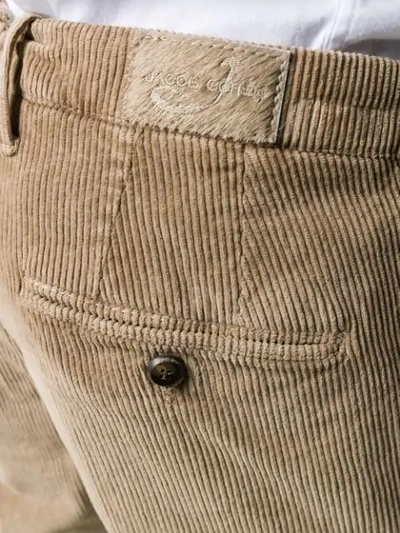 Shop Jacob Cohen Bobby Comfort Corduroy Chinos In Brown