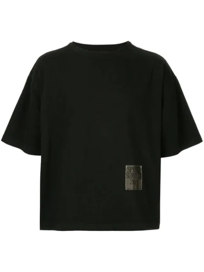 Shop Oamc Regular T-shirt - Black