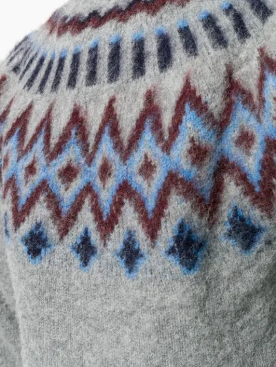 Howlin' Future Fantasy Fair Isle Sweater In Grey