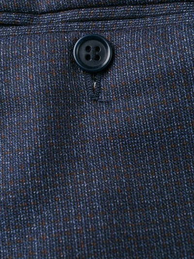 Shop Canali Tailored Trousers In Blue