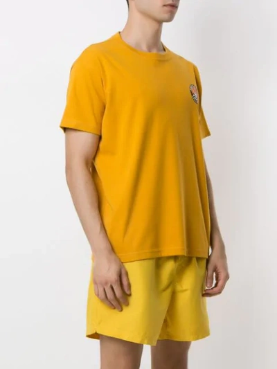 Shop Osklen Big Arpoador Selo T-shirt In Yellow