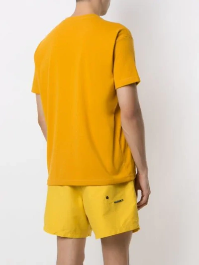 Shop Osklen Big Arpoador Selo T-shirt In Yellow