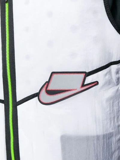 Shop Nike Aerolayer Wild Run Gilet In White