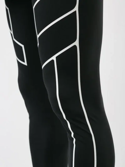 Shop Blackbarrett Panelled Stretch Fit Leggings In Black
