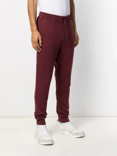 Shop Vivienne Westwood Anglomania Embroidered Patch Track Pants In Purple