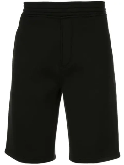 Shop Neil Barrett Neoprene Shorts - Black