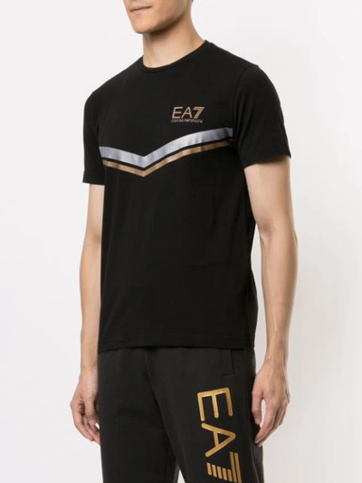 Shop Ea7 Thsirt Graphic Soccer In Black