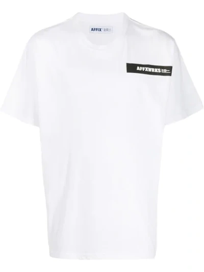 Shop Affix Logo Patch T In White