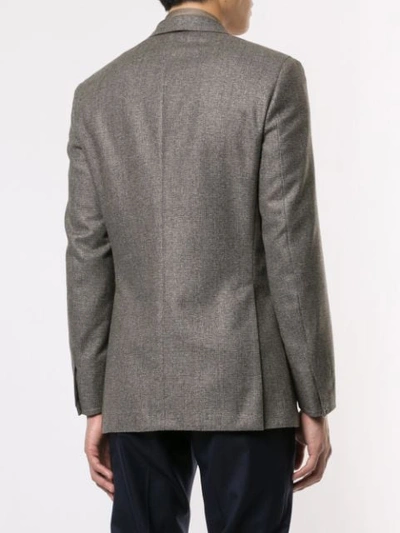 Shop Brioni Einreihiges Sakko In 0000 Lead