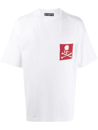 Shop Mastermind Japan T-shirt Mit Logo-print In White