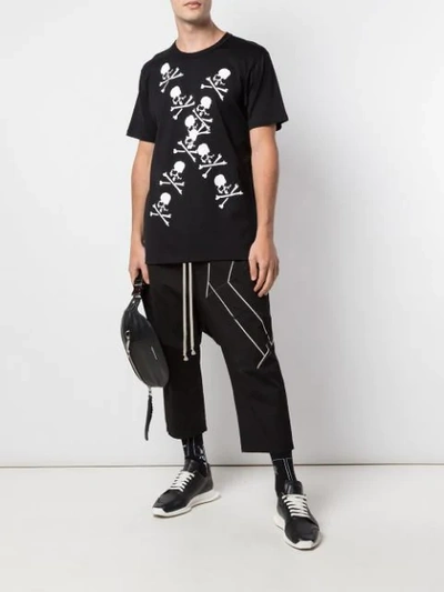 Shop Mastermind Japan Skull Print T-shirt In Black