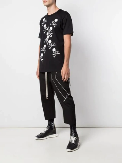 Shop Mastermind Japan Skull Print T-shirt In Black