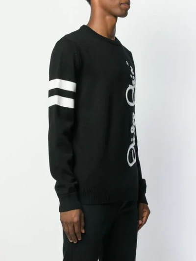 Shop Philipp Plein Signature Sweatshirt In Black