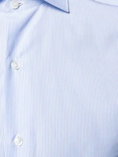 Shop Finamore 1925 Napoli Button Down Shirt In Blue