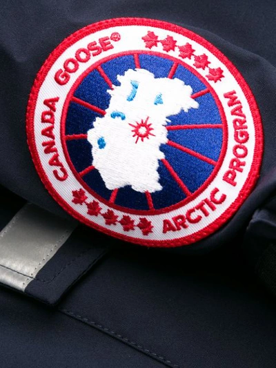 Shop Junya Watanabe X Canada Goose Padded Coat In Blue