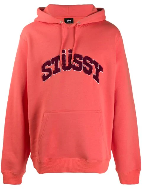 stussy basic embroidered hoodie