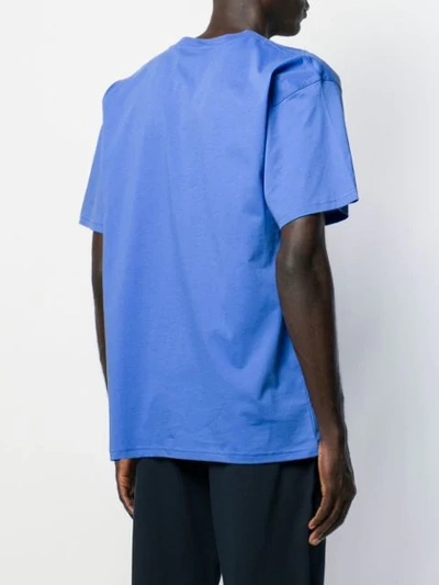 Moschino Logo Printed T In Blue