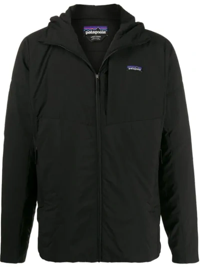 Shop Patagonia Nano-air Hoodie Jacket In Black