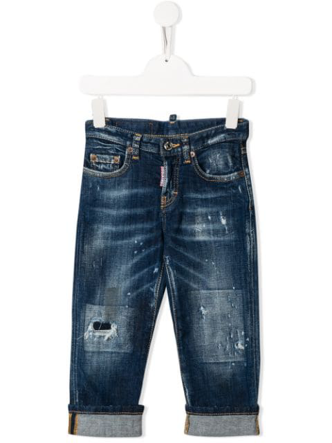 dsquared2 straight leg jeans