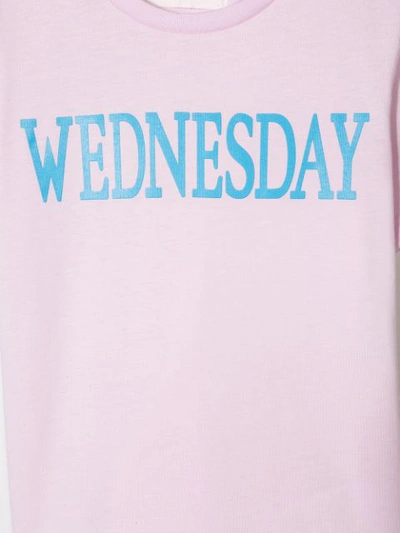 Shop Alberta Ferretti Wednesday T-shirt In Pink
