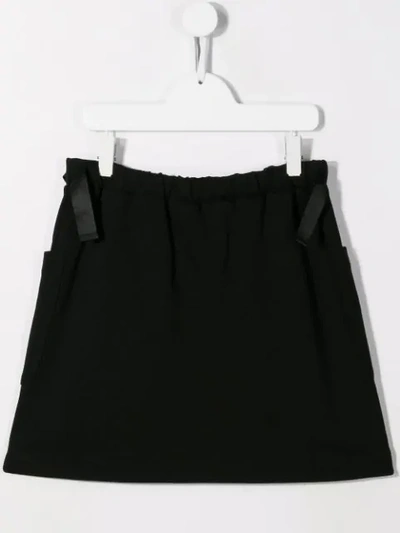 Shop N°21 Teen Patch Pocket Skirt In Black