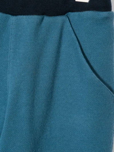 Shop Familiar Colour Block Trousers In Blue