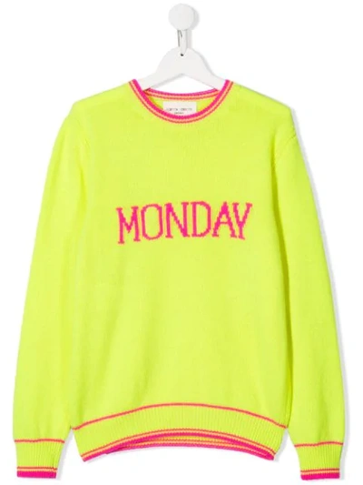 Shop Alberta Ferretti Monday Sweater In Yellow