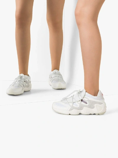 Shop Adidas Originals X 032c White Salvation Sneakers