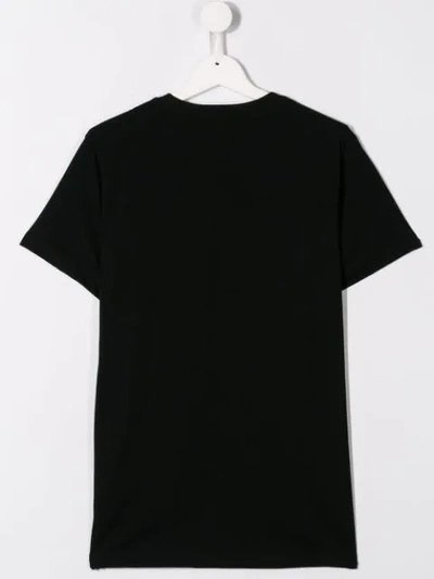 Shop Diesel Animal Patch T-shirt In Black