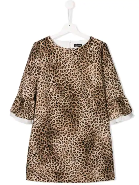 kids leopard print dress