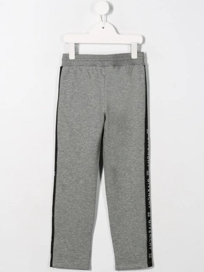 Givenchy Stripe Detail Track Pants In Grey