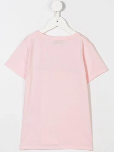 Shop Gucci Vintage Logo Print T-shirt In Pink