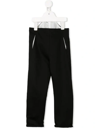 Shop Anja Schwerbrock Poel Straight Leg Trousers In Black