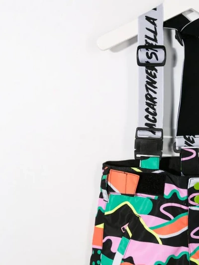 Shop Stella Mccartney Graphic Print Ski Trousers In Black
