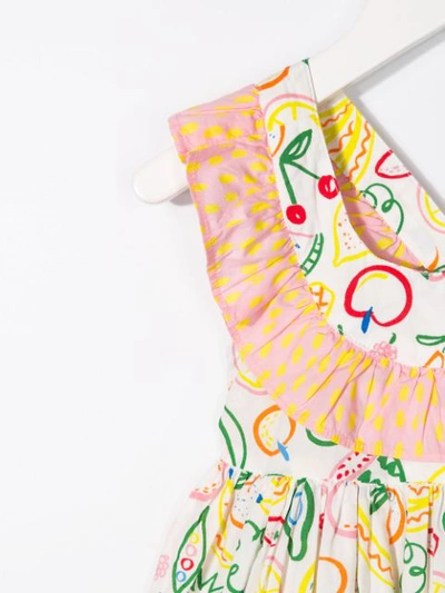 Shop Stella Mccartney Fruit Print Dress In White