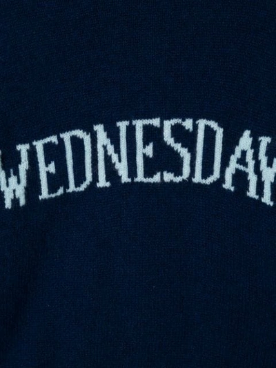 Shop Alberta Ferretti 'wednesday' Sweatshirt In Blue