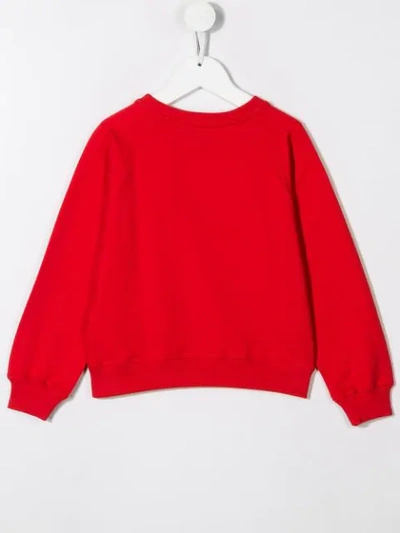 Shop Moschino Couture Sweatshirt In Red